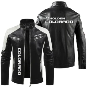 Holden Colorado Exclusive Logo Leather Jacket QTUT230625A1HC - Black