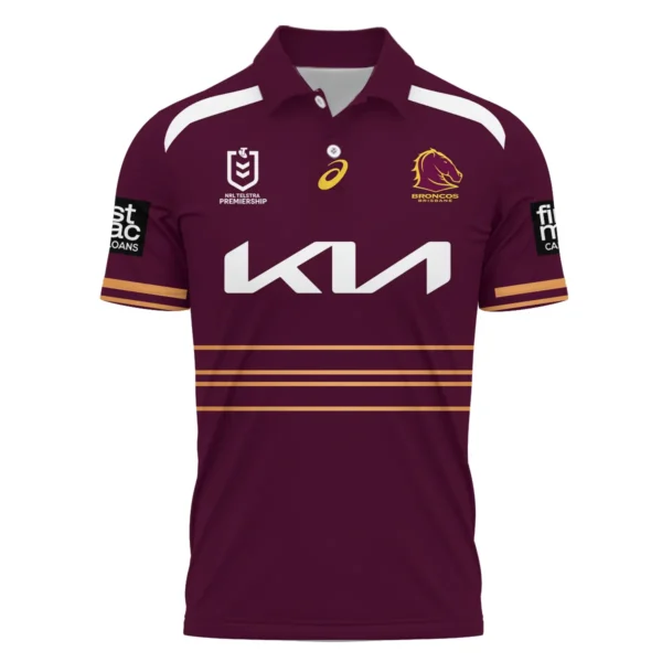 Brisbane Broncos NRL Exclusive Logo Polo Shirt QTVA050625NRL01BRI-PL - Image 2