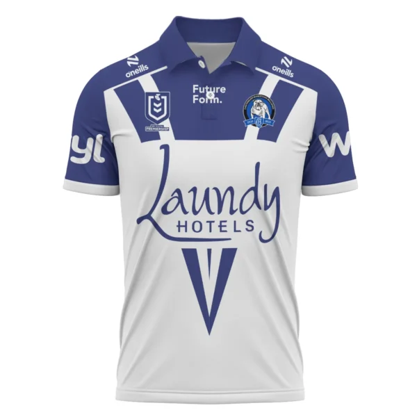 Canterbury-Bankstown Bulldogs NRL Exclusive Logo Polo Shirt QTVA050625NRL01CBY-PL - Image 2