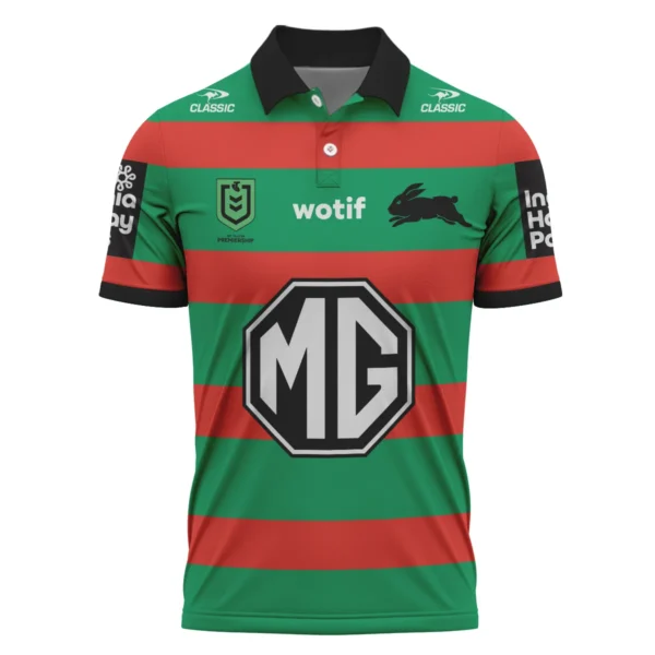 South Sydney Rabbitohs NRL Exclusive Logo Polo Shirt QTVA050625NRL01SOU-PL - Image 2