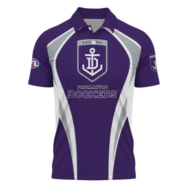 Fremantle Dockers AFL Exclusive Logo Polo Shirt QTVA250625AFL03FRE-PL - Image 2