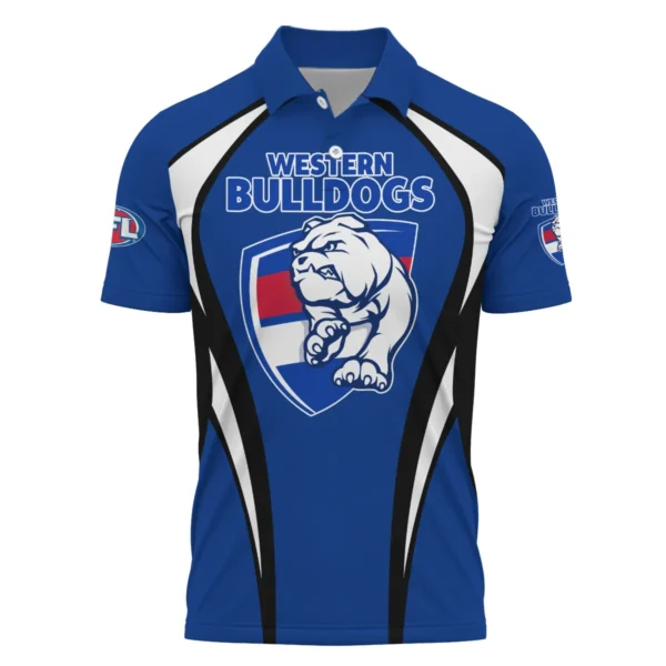 Western Bulldogs AFL Exclusive Logo Polo Shirt QTVA250625AFL03WB-PL - Image 2