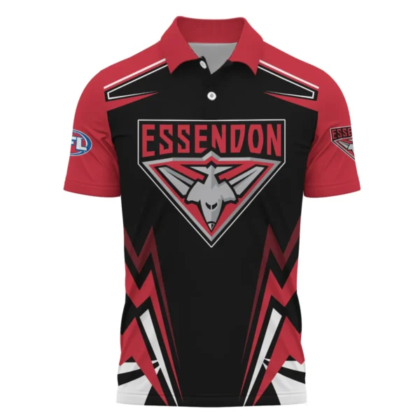 Essendon Bombers AFL Exclusive Logo Polo Shirt QTVA270625AFL04ESS-PL - Image 2