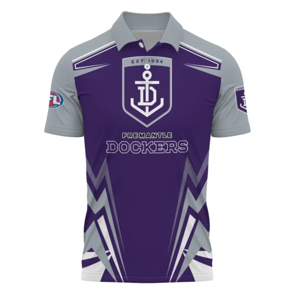 Fremantle Dockers AFL Exclusive Logo Polo Shirt QTVA270625AFL04FRE-PL - Image 2