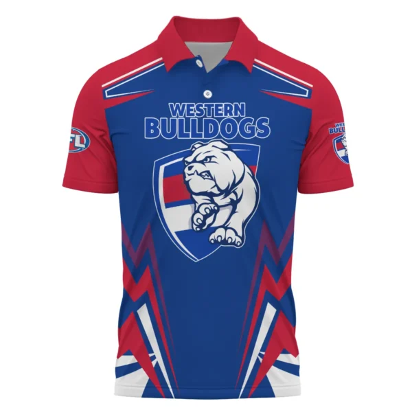 Western Bulldogs AFL Exclusive Logo Polo Shirt QTVA270625AFL04WB-PL - Image 2