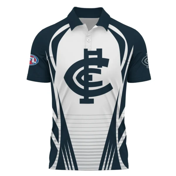 Carlton Blues AFL Exclusive Logo Polo Shirt QTVA280625AFL05CARL-PL - Image 2