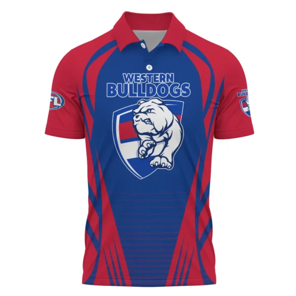 Western Bulldogs AFL Exclusive Logo Polo Shirt QTVA280625AFL05WB-PL - Image 2