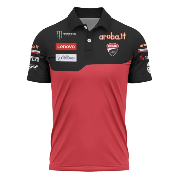 Ducati Lenovo Team Exclusive Logo Polo Shirt QTVAGP060625A3DUC-PL - Image 2