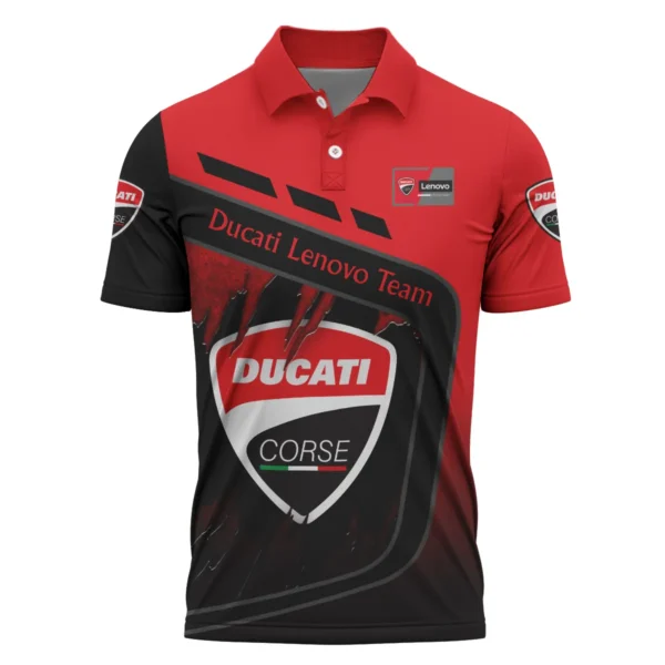 Ducati Lenovo Team Exclusive Logo Polo Shirt QTVAGP060625A8DUC-PL - Image 2