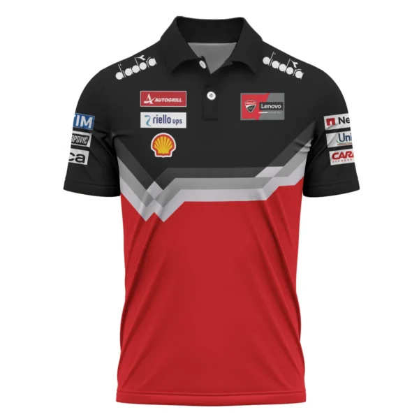 Marc Márquez Ducati Lenovo Team Exclusive Logo Polo Shirt QTVAGP110625A14DUC-PL - Image 2