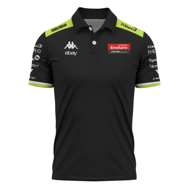 VR46 Racing Team Exclusive Logo Polo Shirt QTVAGP120625A16VR46-PL - Image 2