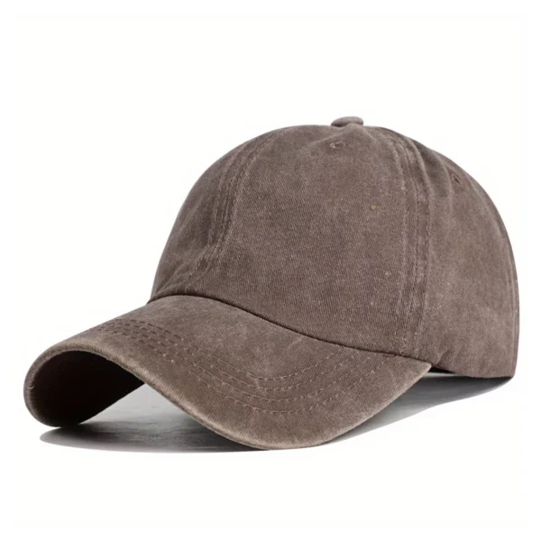 Adelaide Crows AFL Exclusive Logo Washed Cotton Baseball Cap - Printed With Box HOAFL100525BC01ADEL - Brown - Image 2