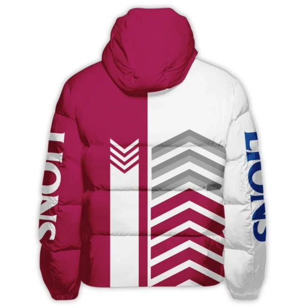Brisbane Lions Australian Football League Exclusive Logo Down & Puffer Jackets All Over Prints HOAFL230525DPJ01BL - Image 2