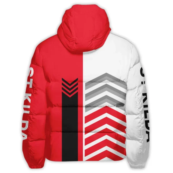 St Kilda Saints Australian Football League Exclusive Logo Down & Puffer Jackets All Over Prints HOAFL230525DPJ01STK - Image 2