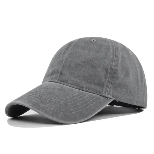 Adelaide Crows AFL Exclusive Logo Washed Cotton Baseball Cap - Printed With Box HOAFL100525BC01ADEL - Gray - Image 2