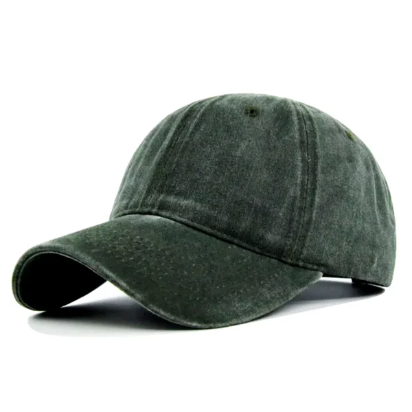 Adelaide Crows AFL Exclusive Logo Washed Cotton Baseball Cap - Printed With Box HOAFL100525BC01ADEL - Green - Image 2