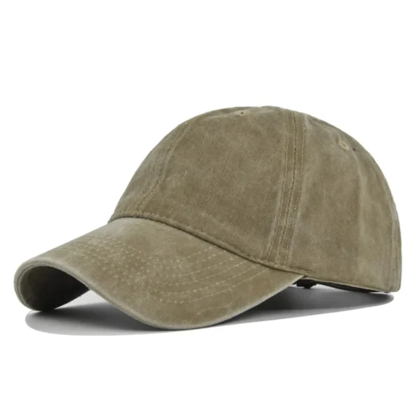 Adelaide Crows AFL Exclusive Logo Washed Cotton Baseball Cap - Printed With Box HOAFL100525BC01ADEL - Khaki - Image 2