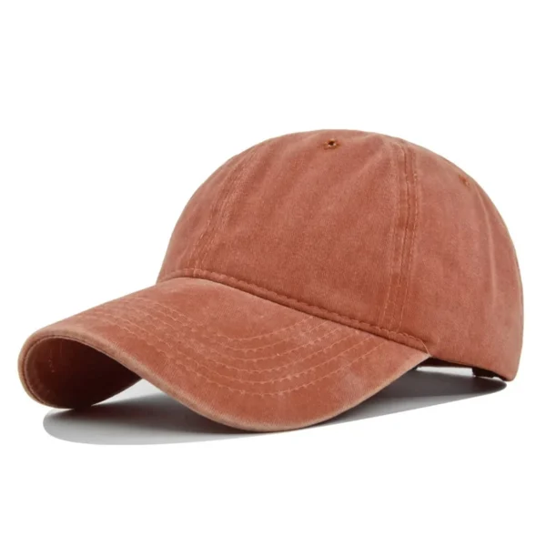 Adelaide Crows AFL Exclusive Logo Washed Cotton Baseball Cap - Printed With Box HOAFL100525BC01ADEL - Orange - Image 2