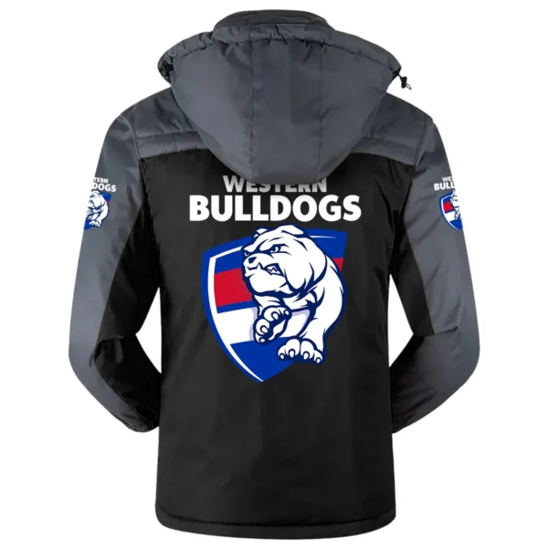 Western Bulldogs Australian Football League Exclusive Logo Plush Charging Suit HOAFL220525PCS01WB - Black - Image 3