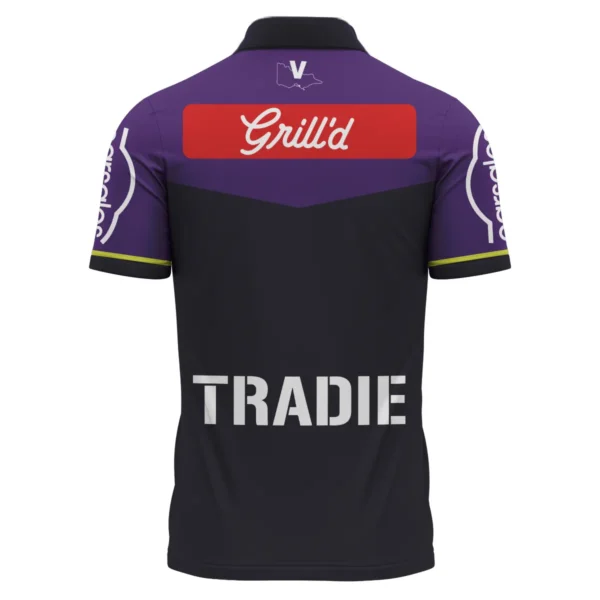 Melbourne Storm NRL Exclusive Logo Polo Shirt QTVA050625NRL01MEL-PL - Image 3
