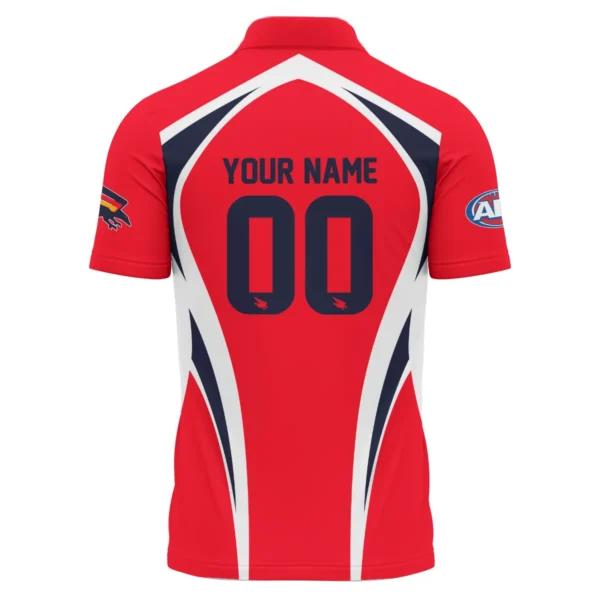Adelaide Crows AFL Exclusive Logo Polo Shirt QTVA250625AFL03ADEL-PL - Image 3