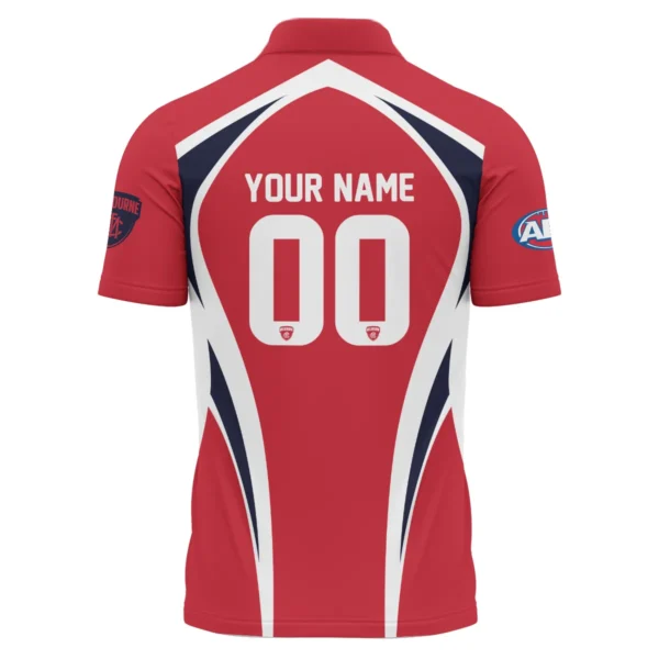 Melbourne Demons AFL Exclusive Logo Polo Shirt QTVA250625AFL03MELB-PL - Image 3