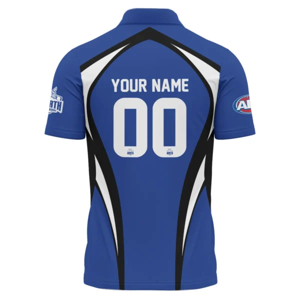 North Melbourne Kangaroos AFL Exclusive Logo Polo Shirt QTVA250625AFL03NMFC-PL - Image 3