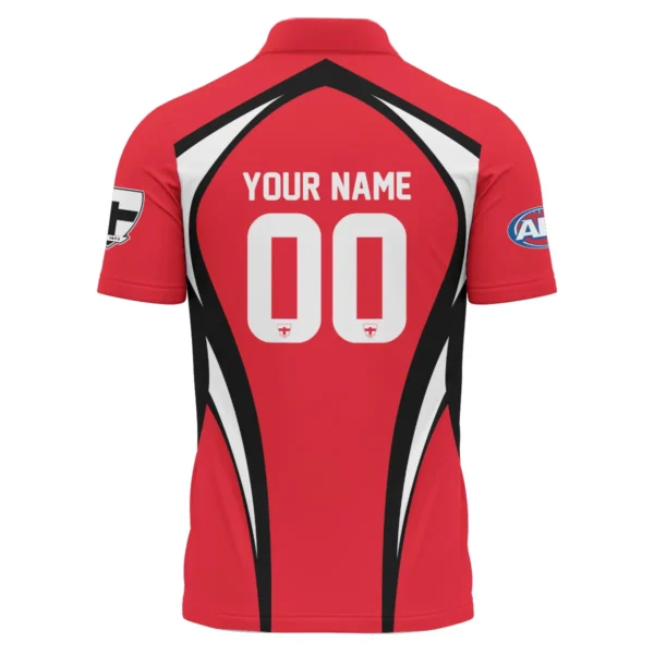 St Kilda Saints AFL Exclusive Logo Polo Shirt QTVA250625AFL03STK-PL - Image 3