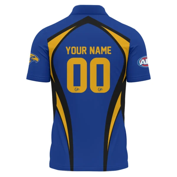 West Coast Eagles AFL Exclusive Logo Polo Shirt QTVA250625AFL03WCE-PL - Image 3