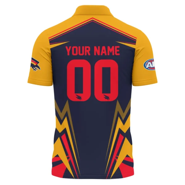 Adelaide Crows AFL Exclusive Logo Polo Shirt QTVA270625AFL04ADEL-PL - Image 3