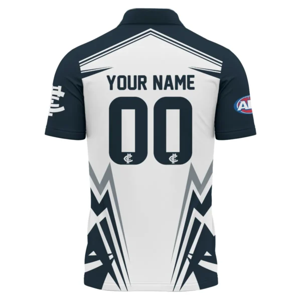 Carlton Blues AFL Exclusive Logo Polo Shirt QTVA270625AFL04CARL-PL - Image 3