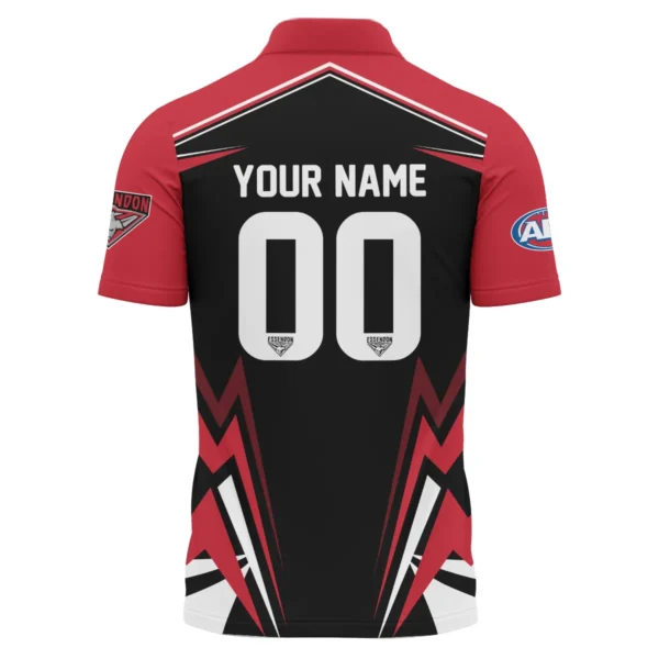 Essendon Bombers AFL Exclusive Logo Polo Shirt QTVA270625AFL04ESS-PL - Image 3