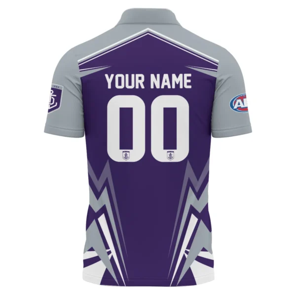 Fremantle Dockers AFL Exclusive Logo Polo Shirt QTVA270625AFL04FRE-PL - Image 3