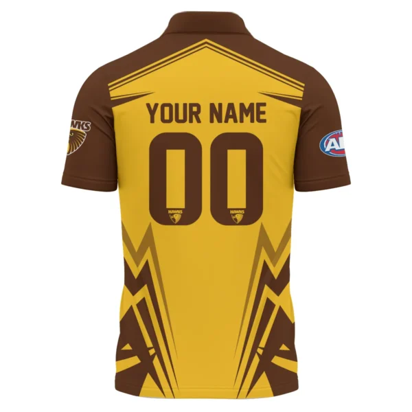 Hawthorn Hawks AFL Exclusive Logo Polo Shirt QTVA270625AFL04HAW-PL - Image 3