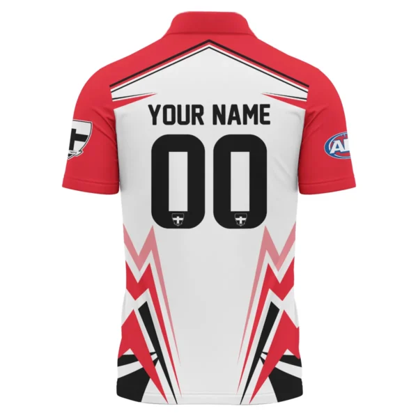 St Kilda Saints AFL Exclusive Logo Polo Shirt QTVA270625AFL04STK-PL - Image 3