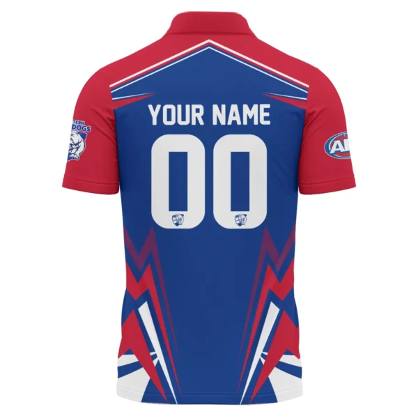 Western Bulldogs AFL Exclusive Logo Polo Shirt QTVA270625AFL04WB-PL - Image 3