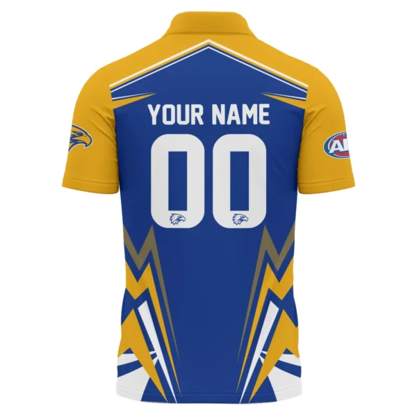 West Coast Eagles AFL Exclusive Logo Polo Shirt QTVA270625AFL04WCE-PL - Image 3