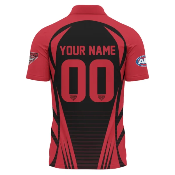 Essendon Bombers AFL Exclusive Logo Polo Shirt QTVA280625AFL05ESS-PL - Image 3