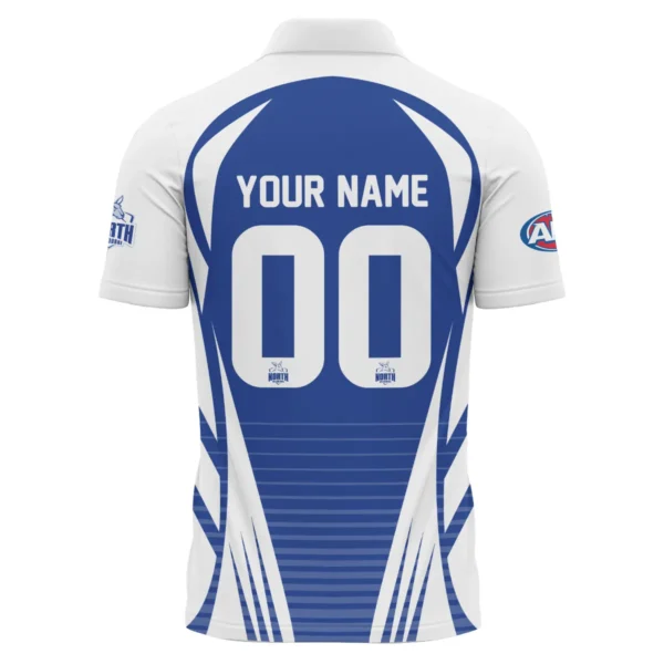 North Melbourne Kangaroos AFL Exclusive Logo Polo Shirt QTVA280625AFL05NMFC-PL - Image 3