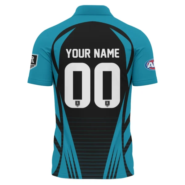 Port Adelaide Power AFL Exclusive Logo Polo Shirt QTVA280625AFL05PORT-PL - Image 3