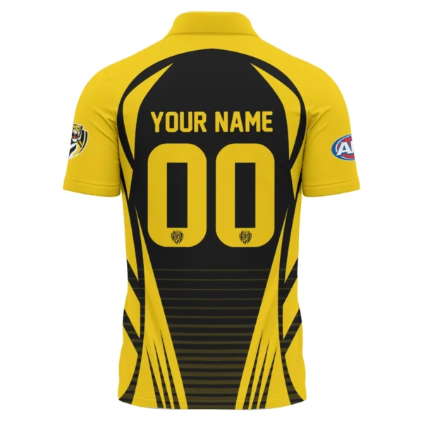 Richmond Tigers AFL Exclusive Logo Polo Shirt QTVA280625AFL05RICH-PL - Image 3