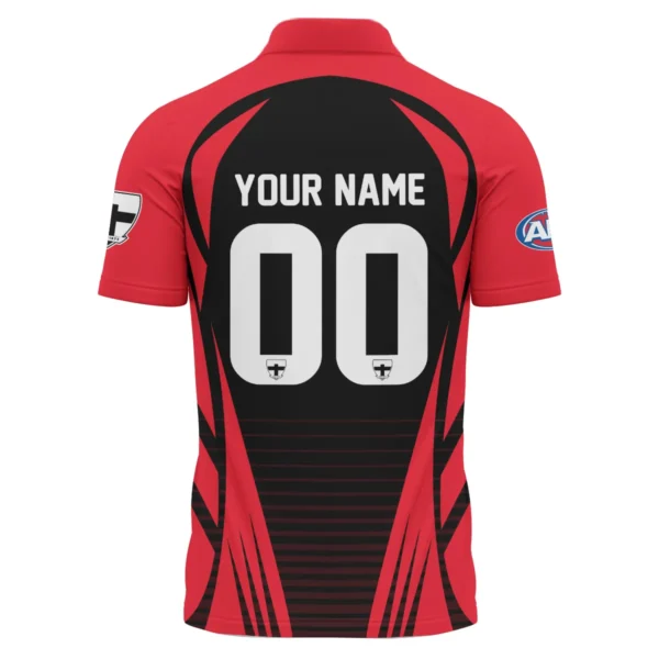 St Kilda Saints AFL Exclusive Logo Polo Shirt QTVA280625AFL05STK-PL - Image 3