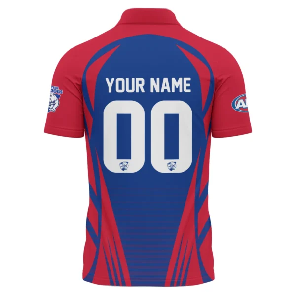 Western Bulldogs AFL Exclusive Logo Polo Shirt QTVA280625AFL05WB-PL - Image 3