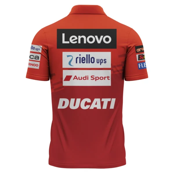 Ducati Lenovo Team Exclusive Logo Polo Shirt QTVAGP060625A2DUC-PL - Image 3