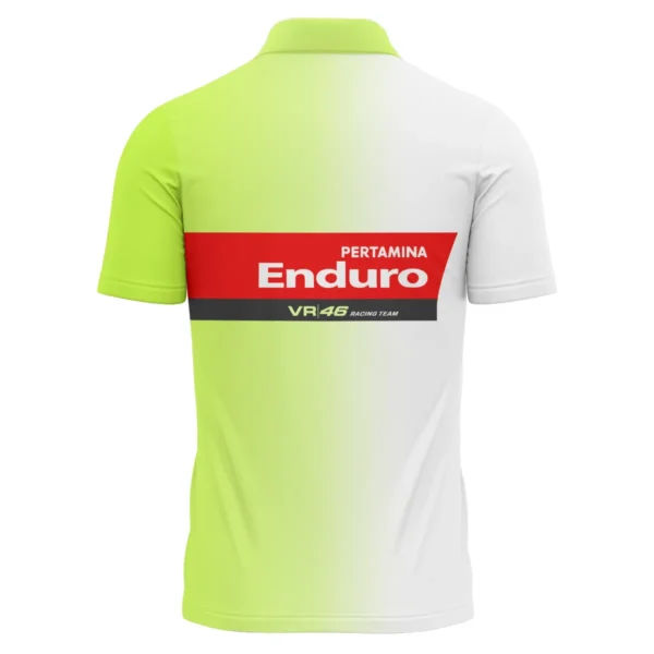 VR46 Racing Team Exclusive Logo Polo Shirt QTVAGP130625A19VR46-PL - Image 3