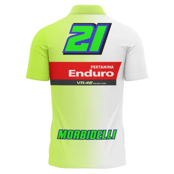 VR46 Racing Team Exclusive Logo Polo Shirt QTVAGP130625A20VR46-PL - Image 3