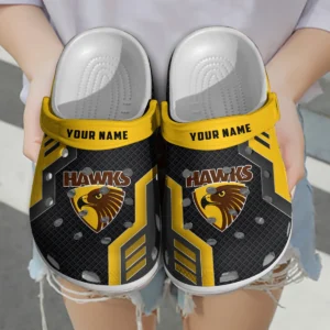 Hawthorn Hawks Australian Football League Exclusive Logo Crocs HOVA210525AFL09HAW