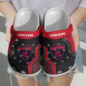 Melbourne Demons Australian Football League Exclusive Logo Crocs HOVA210525AFL09MELB
