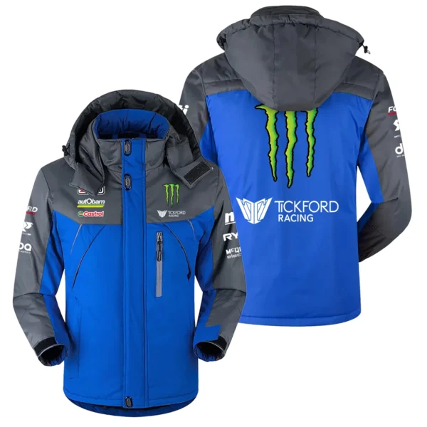 Monster Castrol Racing Exclusive Logo Plush Charging Suit HOSPC160625PCS01TF - Blue