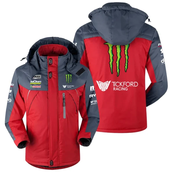Monster Castrol Racing Exclusive Logo Plush Charging Suit HOSPC160625PCS01TF - Red